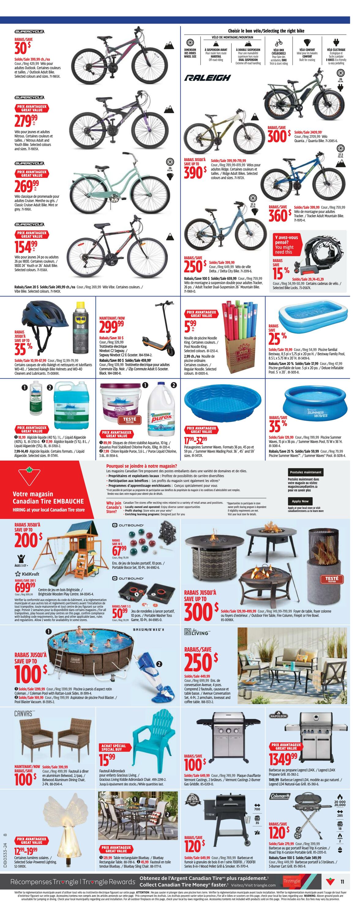 Circulaire Canadian Tire 08.08.2024 - 15.08.2024