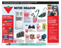 Circulaire Canadian Tire 14.09.2023 - 20.09.2023