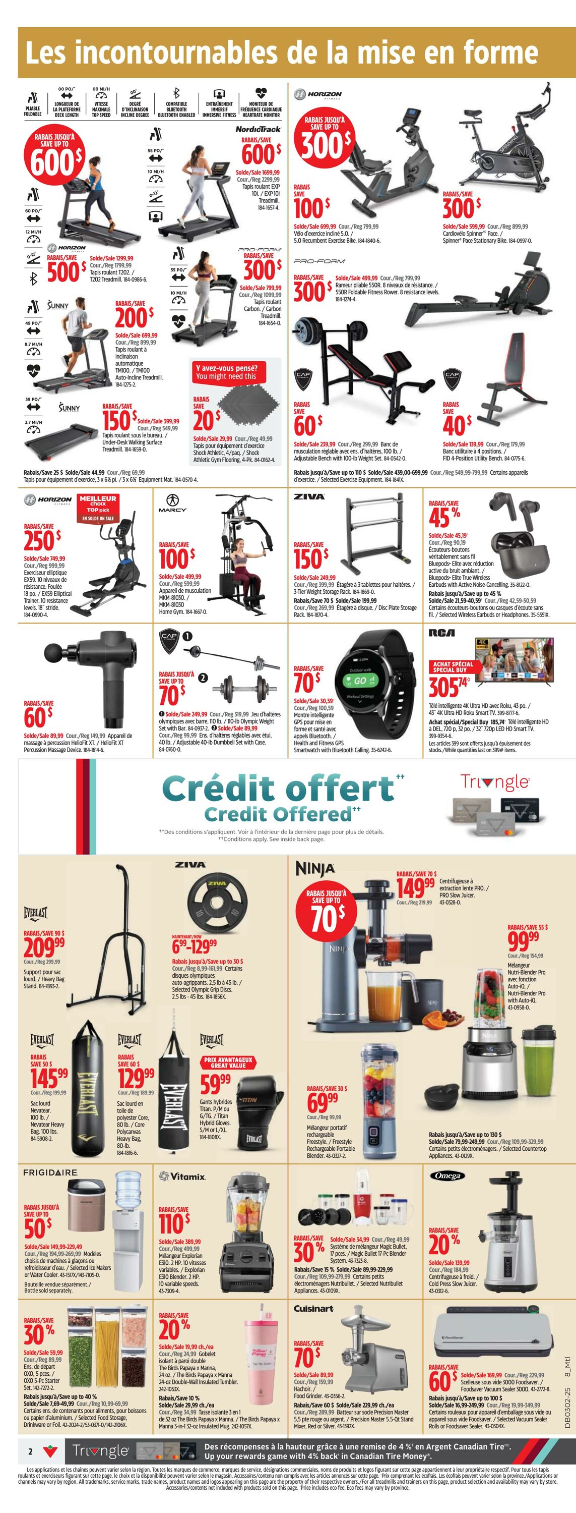 Circulaire Canadian Tire 02.01.2025 - 08.01.2025