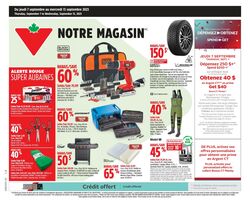 Circulaire Canadian Tire 23.08.2023 - 20.09.2023