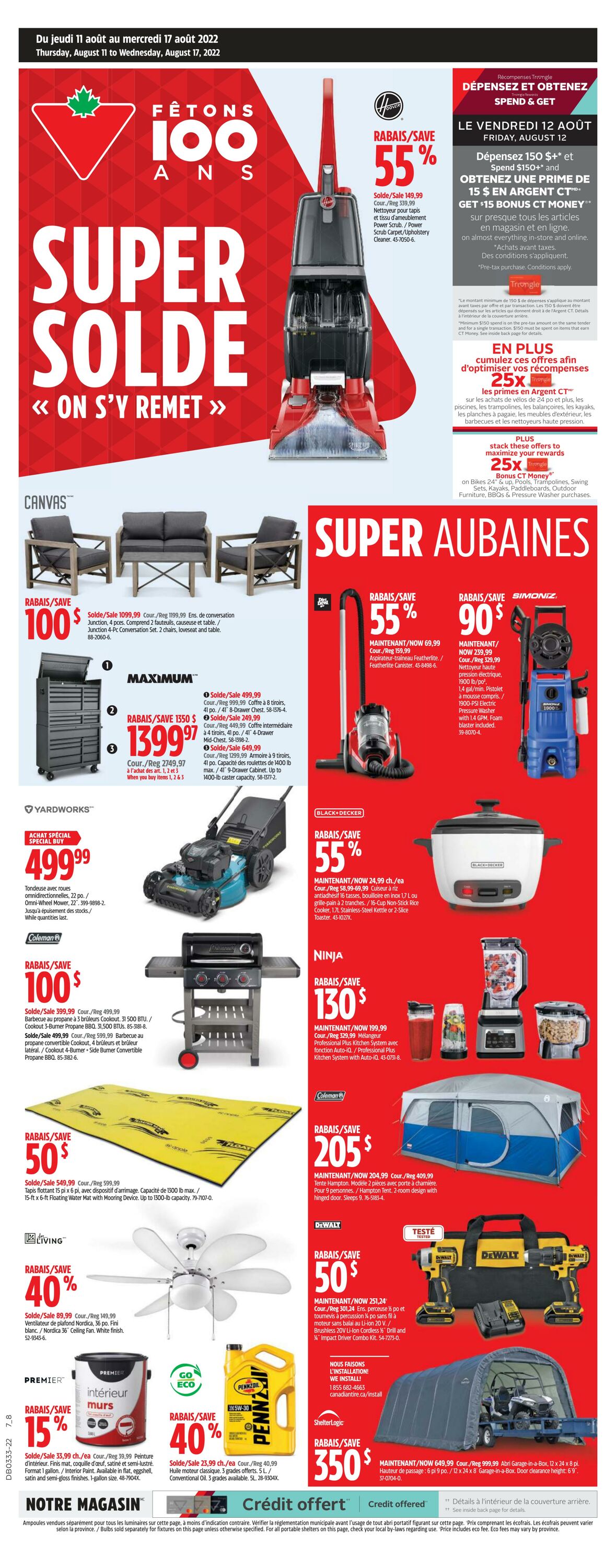 Canadian Tire Circulaires