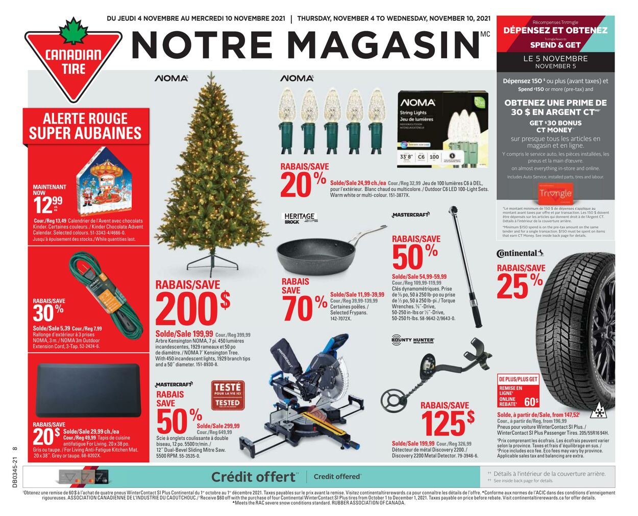 Circulaire Canadian Tire 04.11.2021 - 10.11.2021