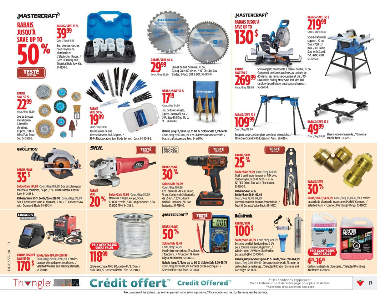 Circulaire Canadian Tire 22.08.2024 - 28.08.2024