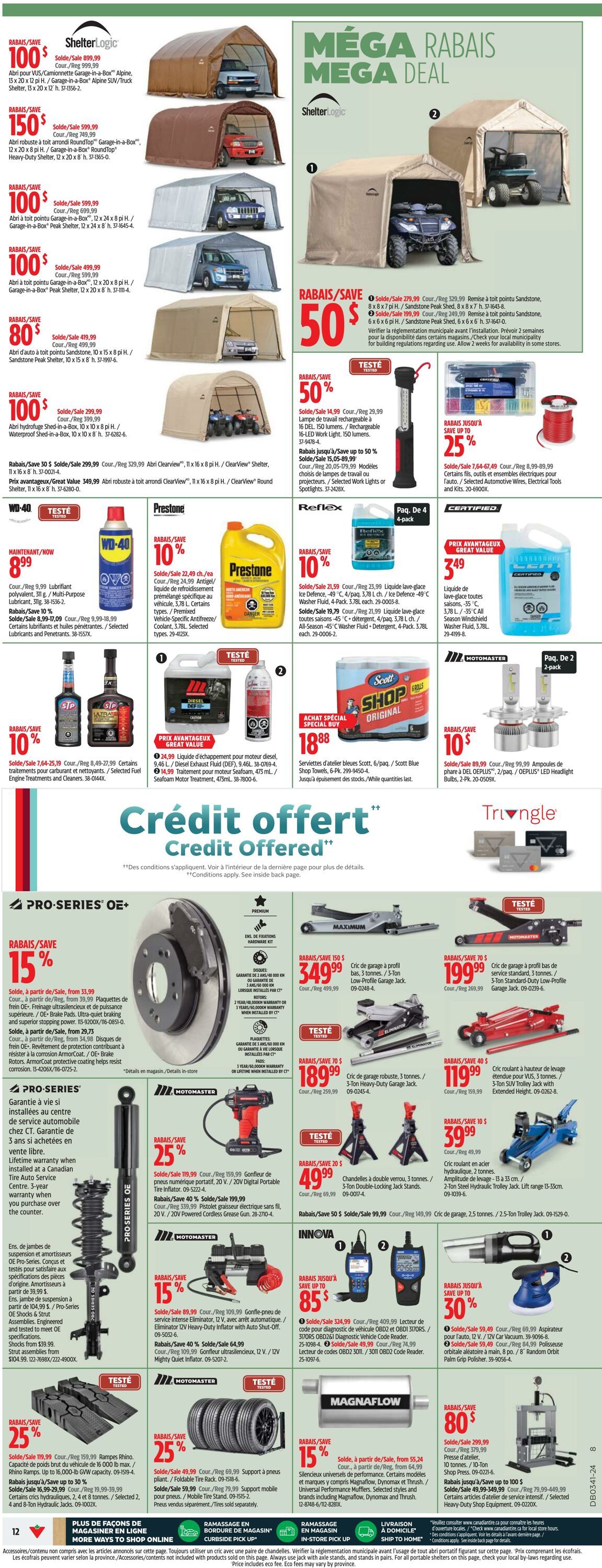 Circulaire Canadian Tire 03.10.2024 - 09.10.2024