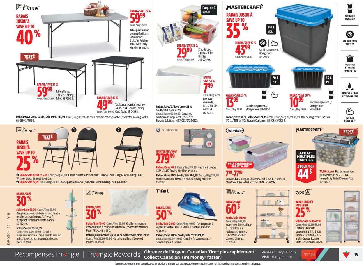 Circulaire Canadian Tire 24.10.2024 - 30.10.2024