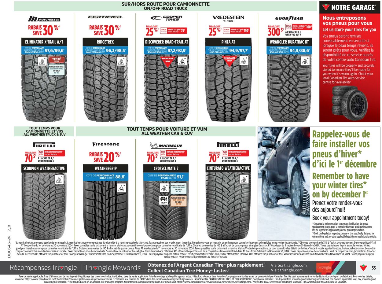 Circulaire Canadian Tire 07.11.2024 - 13.11.2024