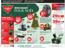 Circulaire Canadian Tire 31.10.2024 - 20.11.2024