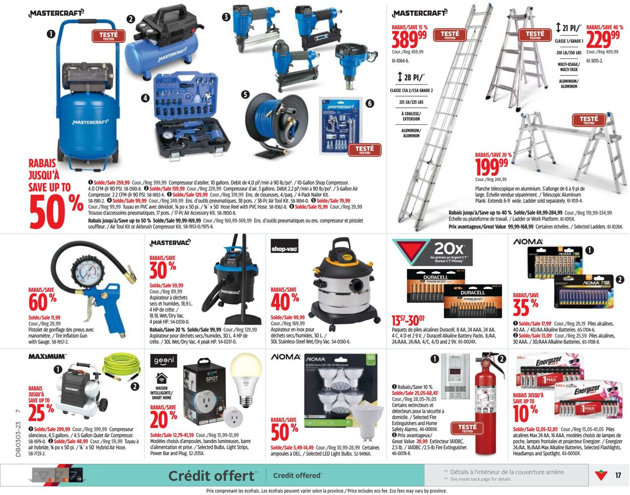 Circulaire Canadian Tire 13.01.2023 - 19.01.2023