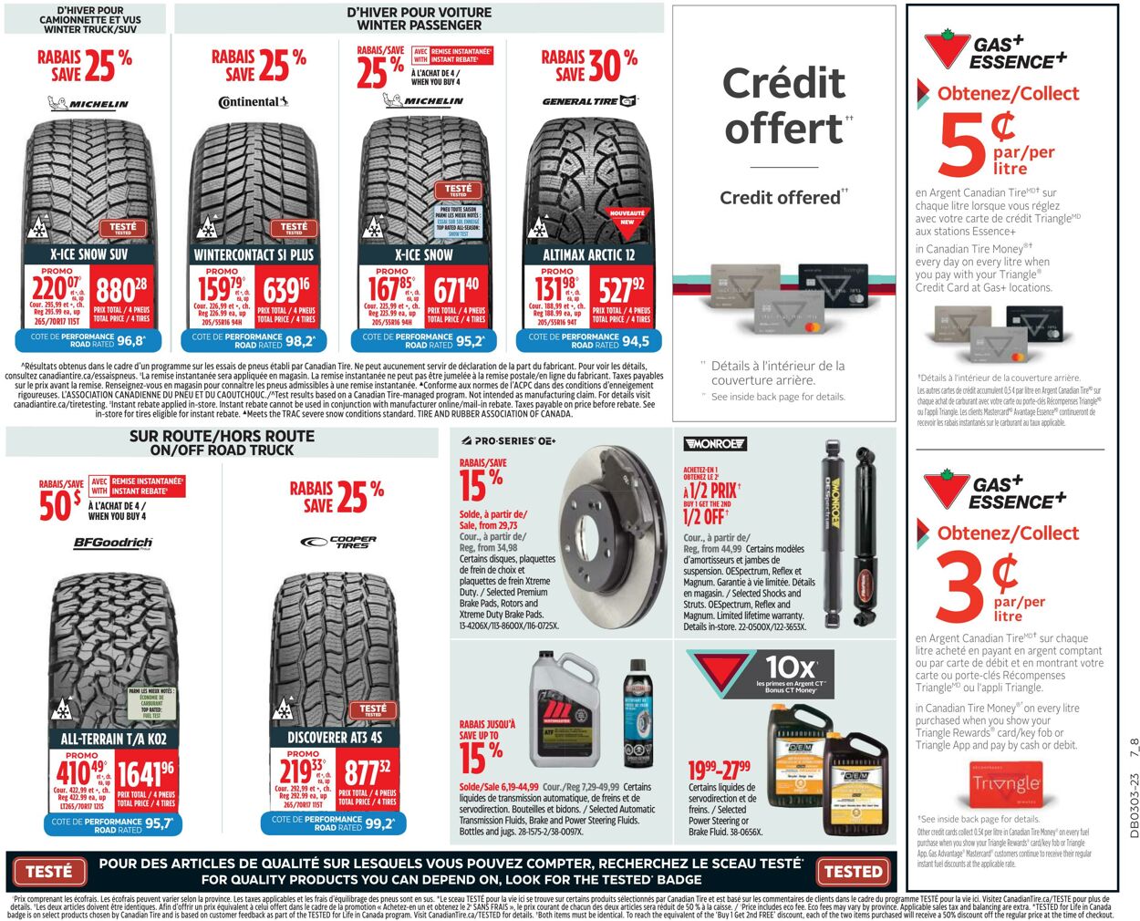 Circulaire Canadian Tire 13.01.2023 - 19.01.2023