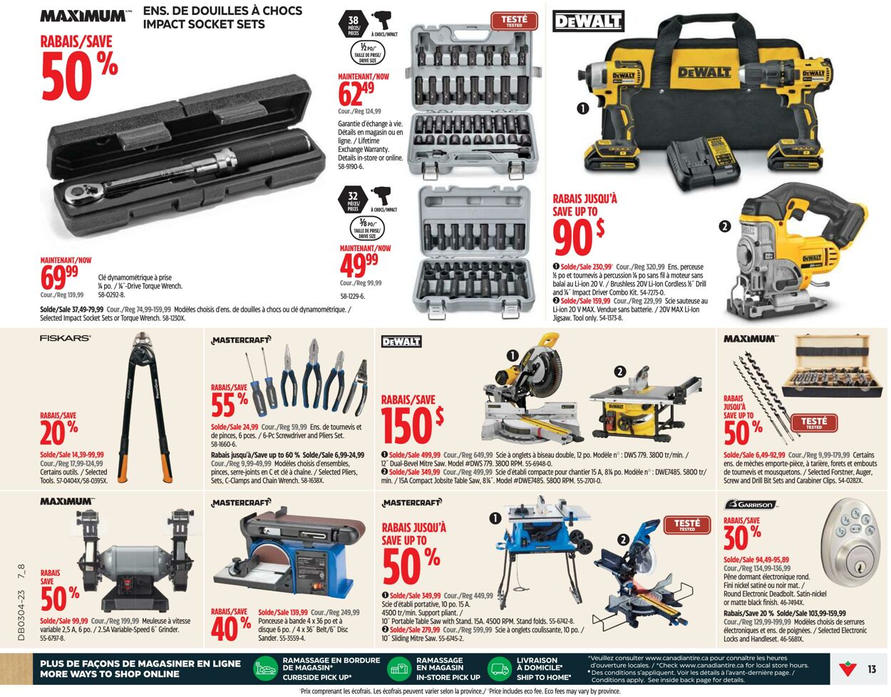 Circulaire Canadian Tire 20.01.2023 - 26.01.2023