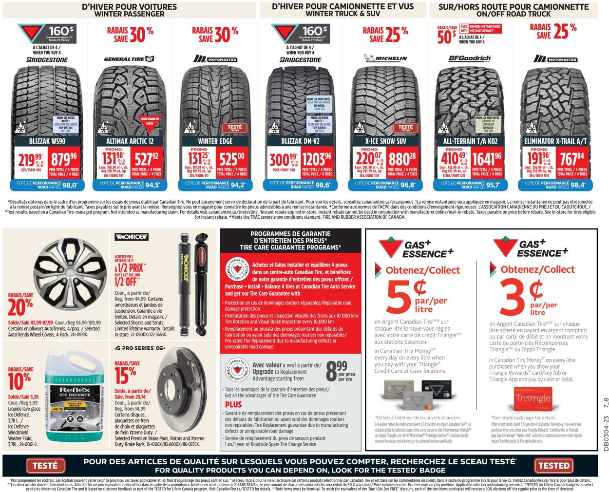 Circulaire Canadian Tire 20.01.2023 - 26.01.2023
