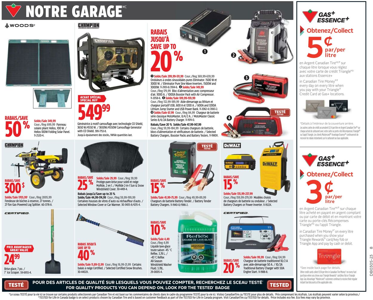 Circulaire Canadian Tire 26.01.2023 - 01.02.2023