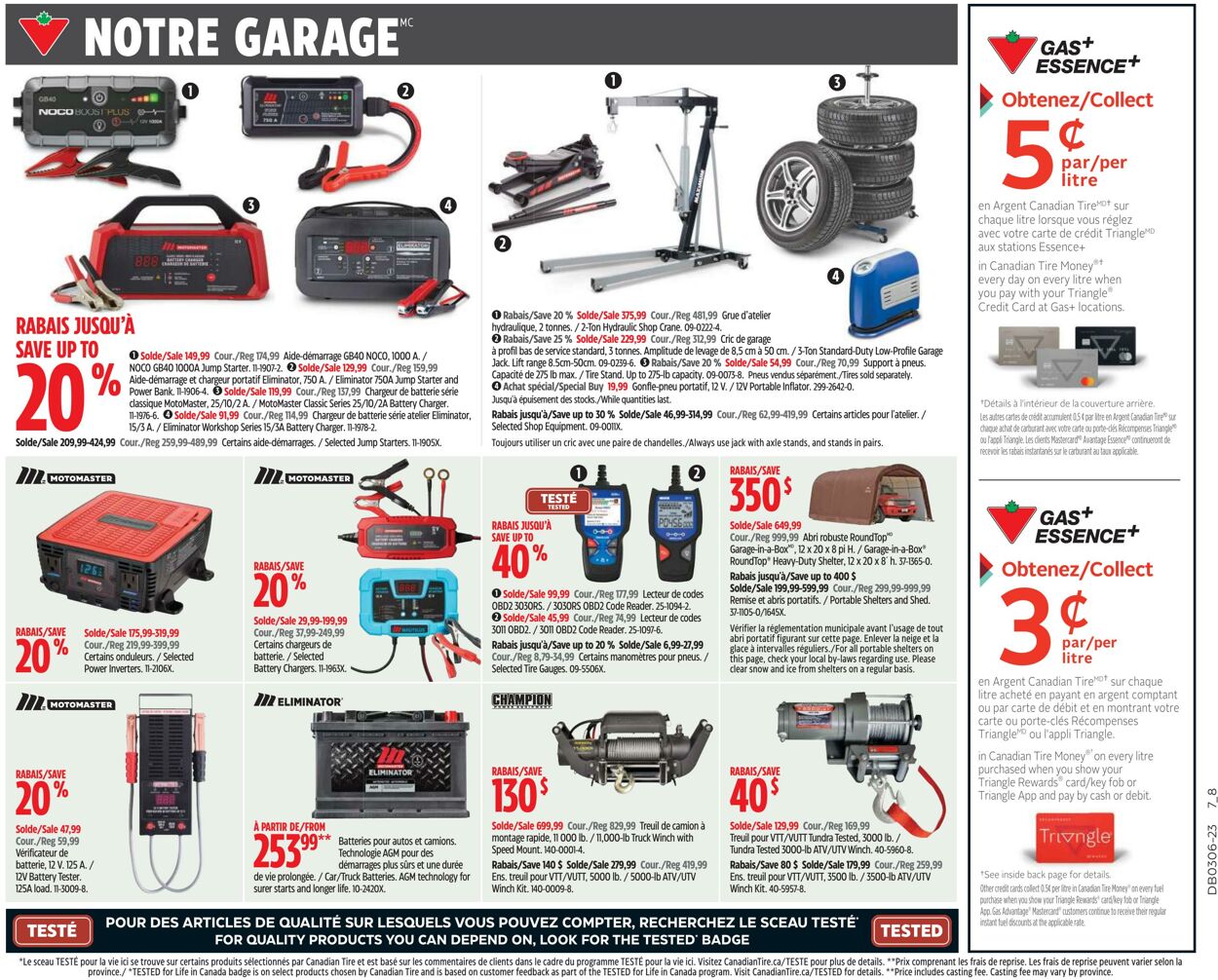 Circulaire Canadian Tire 02.02.2023 - 08.02.2023