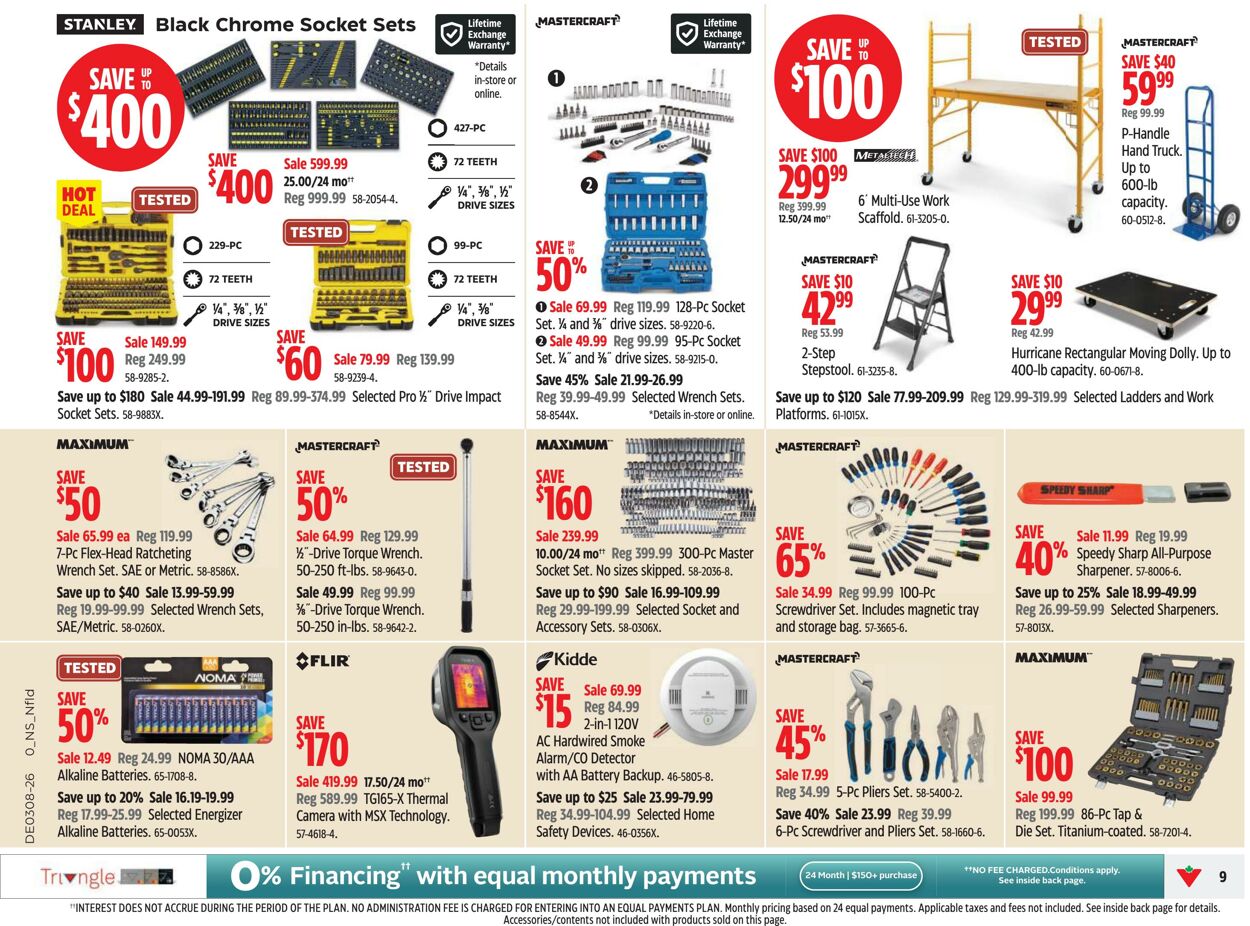 Circulaire Canadian Tire 22.02.2026 - 02.03.2026