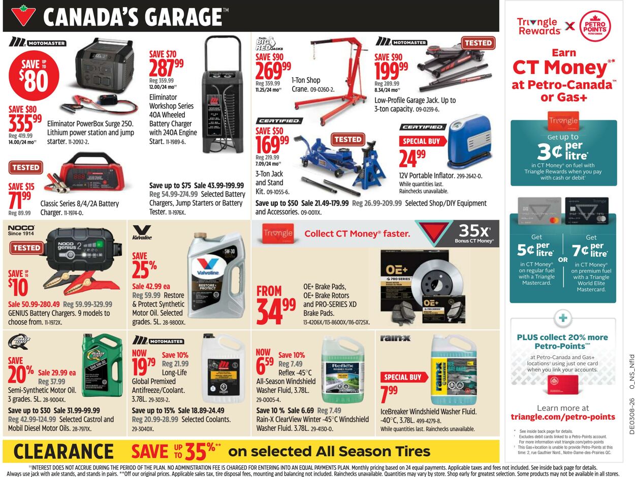 Circulaire Canadian Tire 22.02.2026 - 02.03.2026