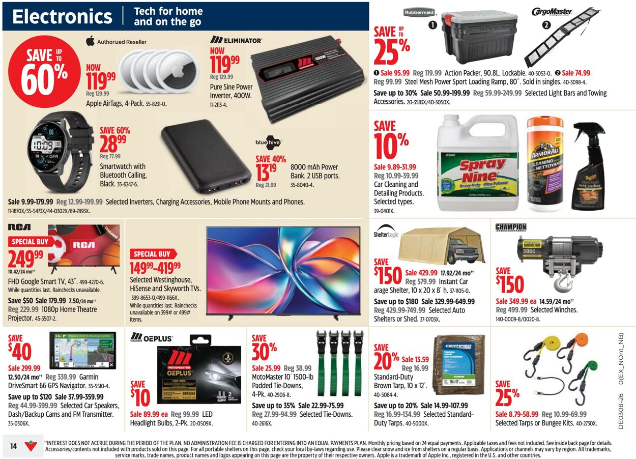 Circulaire Canadian Tire 25.02.2026 - 05.03.2026