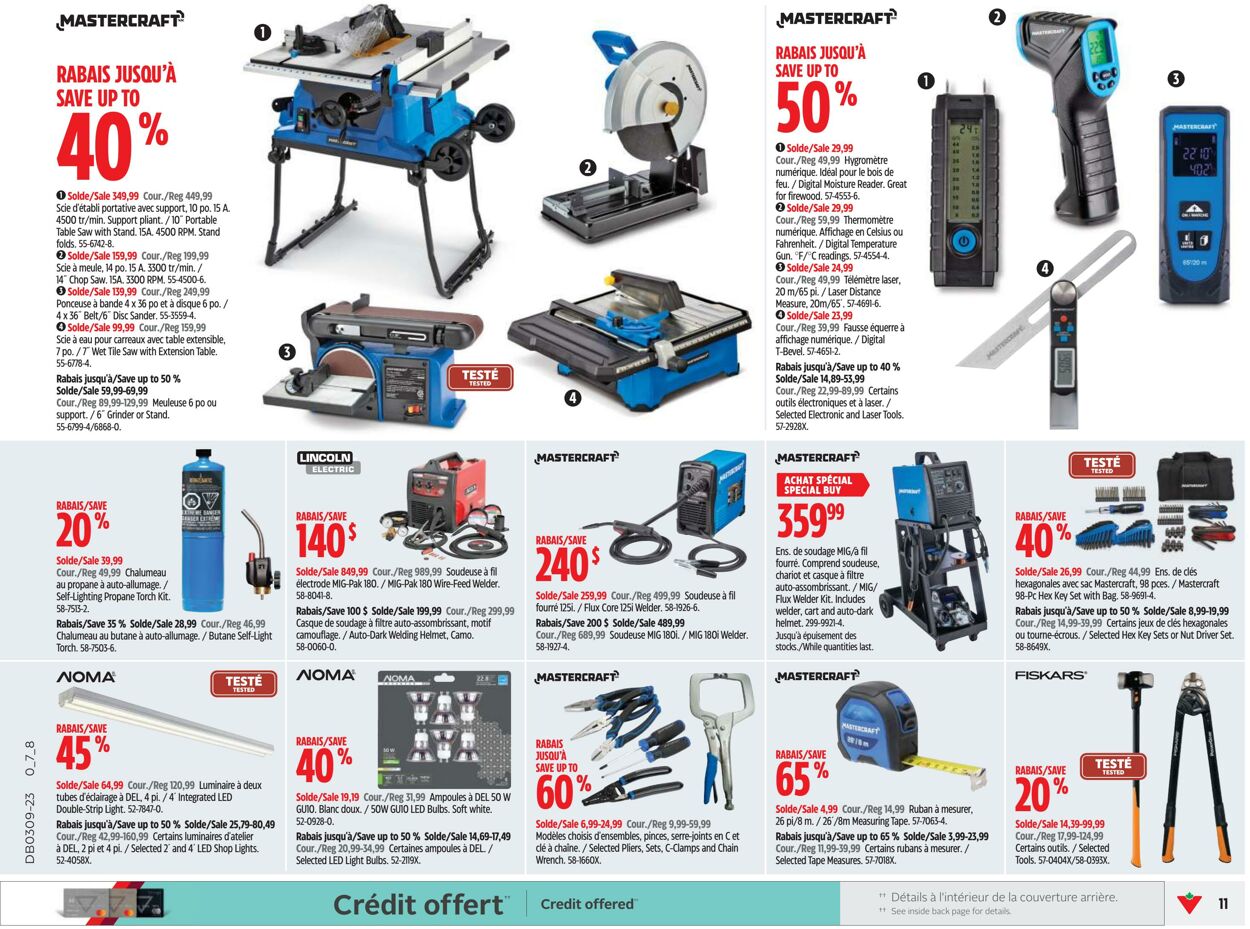 Circulaire Canadian Tire 23.02.2023 - 01.03.2023