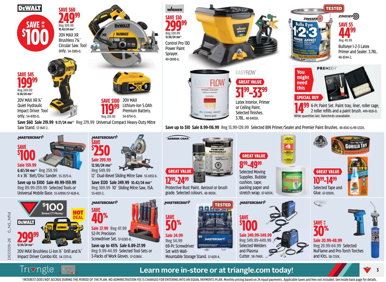 Circulaire Canadian Tire 03.03.2026 - 11.03.2026