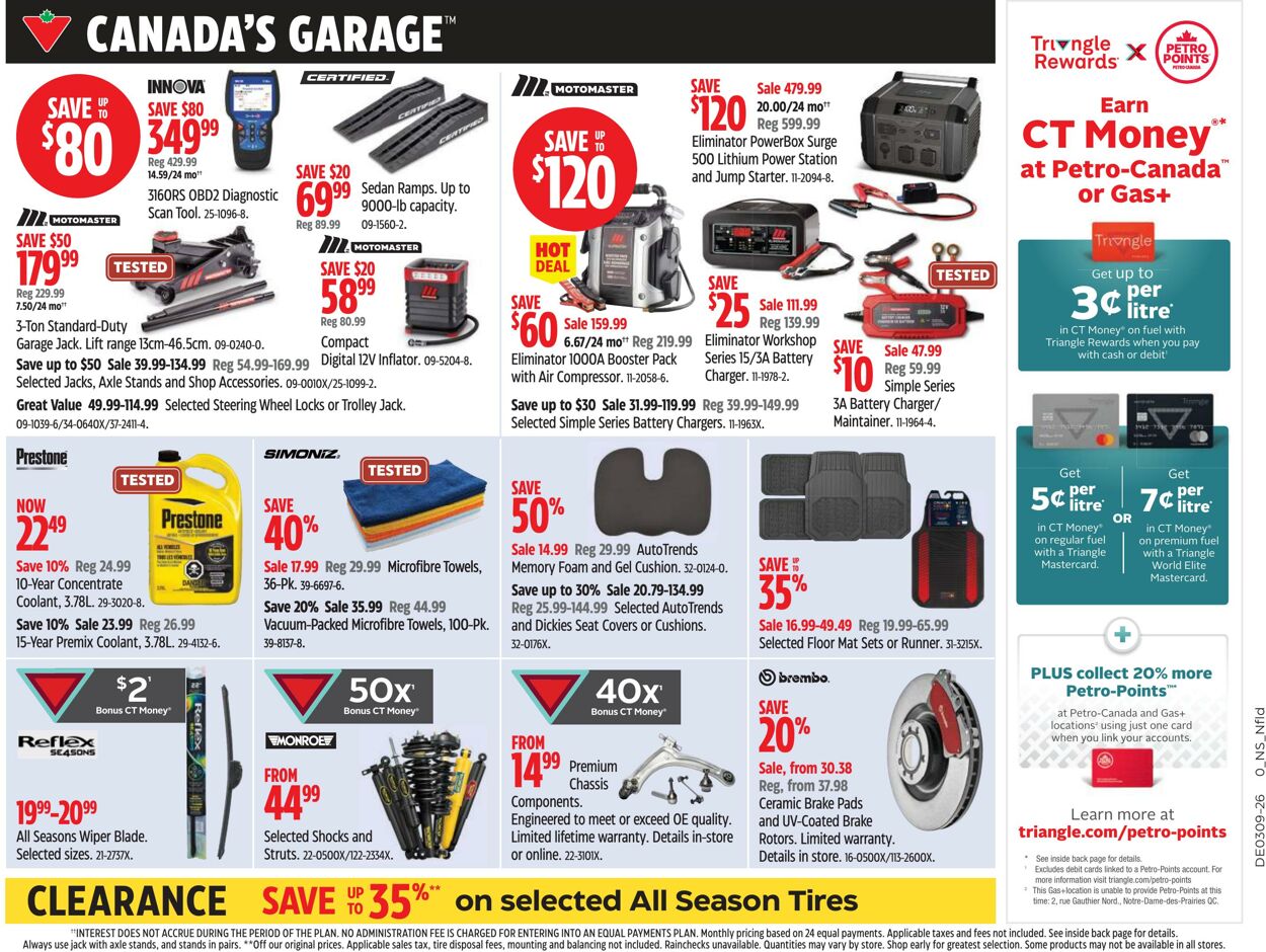 Circulaire Canadian Tire 03.03.2026 - 11.03.2026