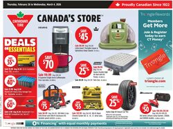 Circulaire Canadian Tire 06.03.2026 - 14.03.2026