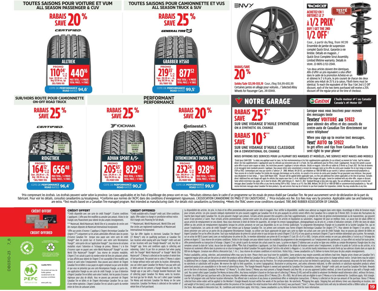 Circulaire Canadian Tire 02.03.2023 - 08.03.2023