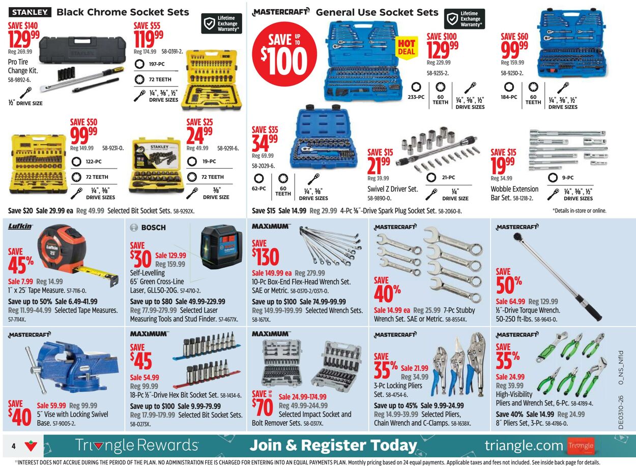 Circulaire Canadian Tire 06.03.2026 - 14.03.2026