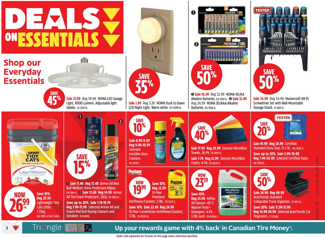 Circulaire Canadian Tire 04.03.2026 - 12.03.2026