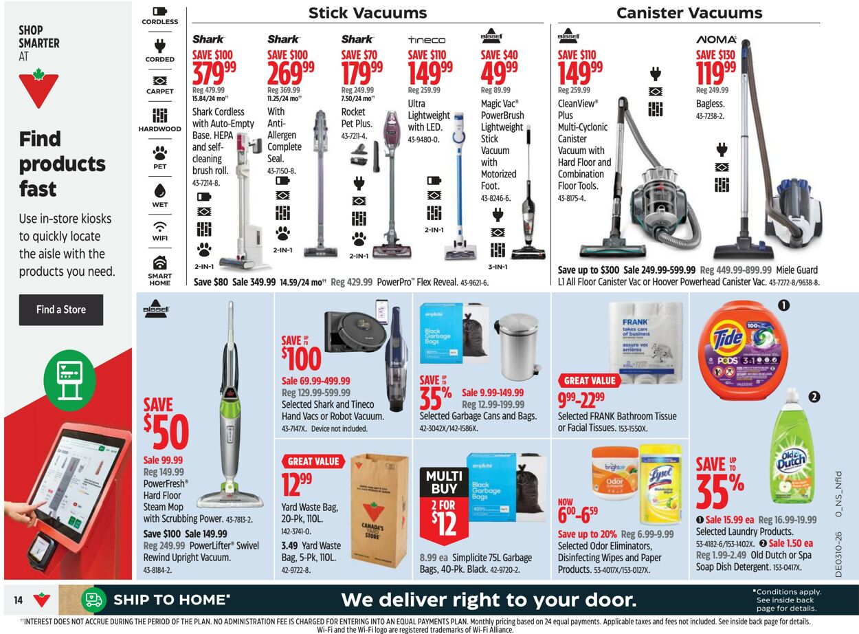 Circulaire Canadian Tire 07.03.2026 - 15.03.2026