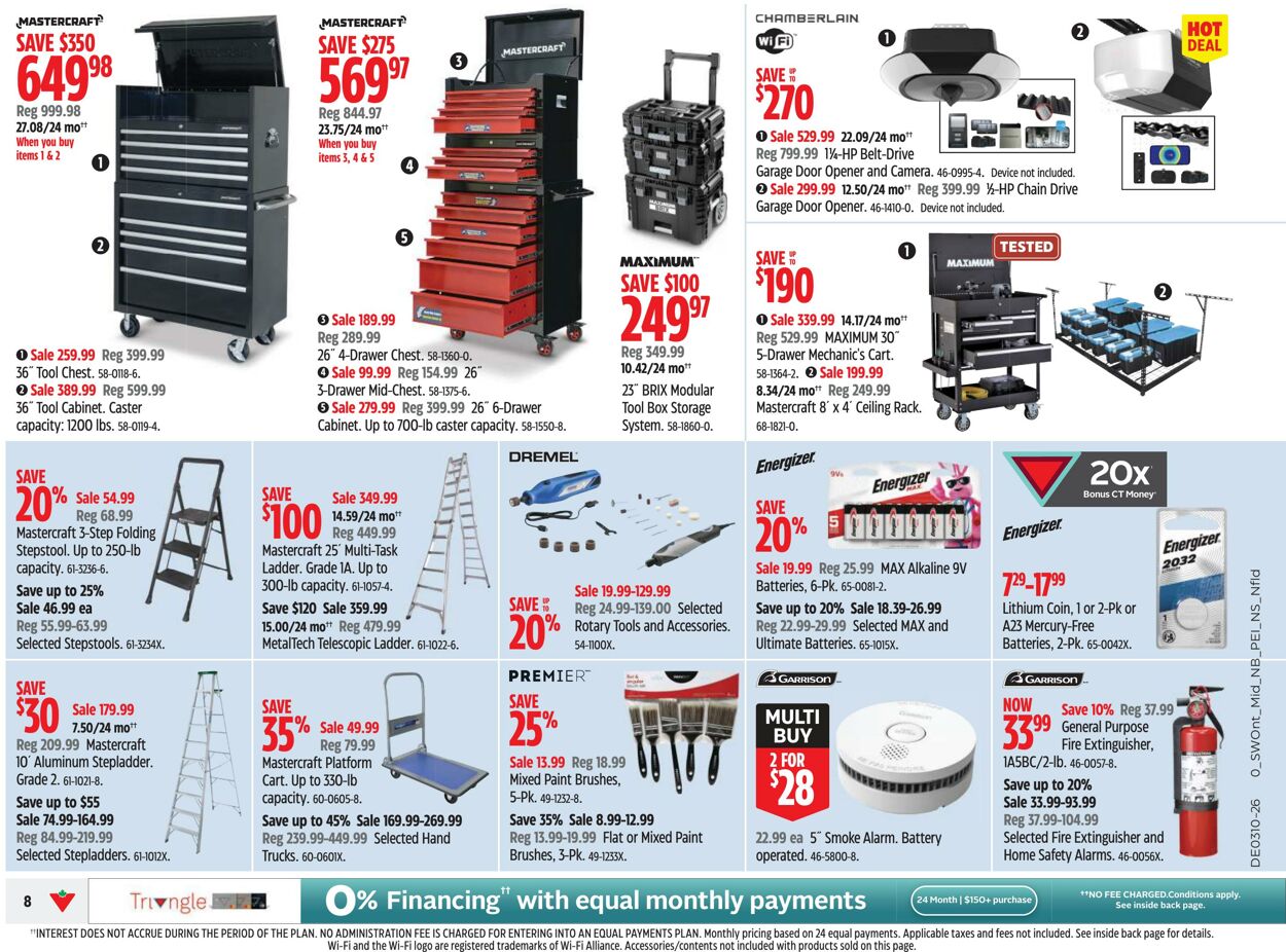 Circulaire Canadian Tire 07.03.2026 - 15.03.2026