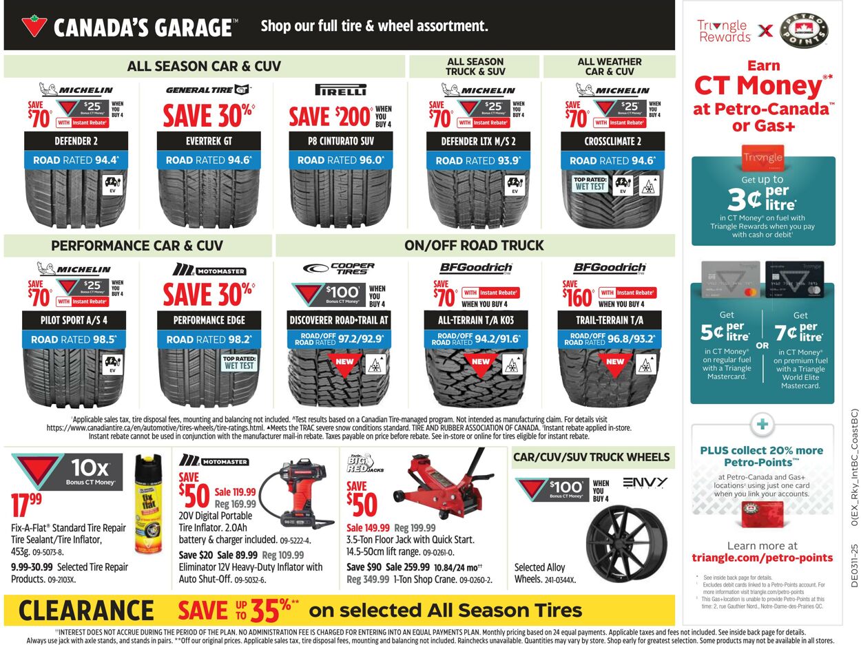 Circulaire Canadian Tire 06.03.2025 - 12.03.2025