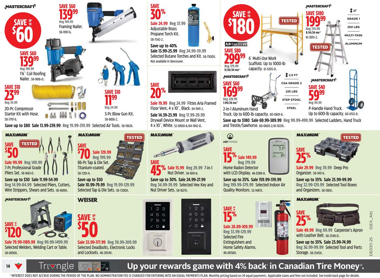 Circulaire Canadian Tire 06.03.2025 - 12.03.2025