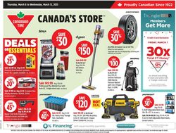 Circulaire Canadian Tire 05.01.2023 - 11.01.2023