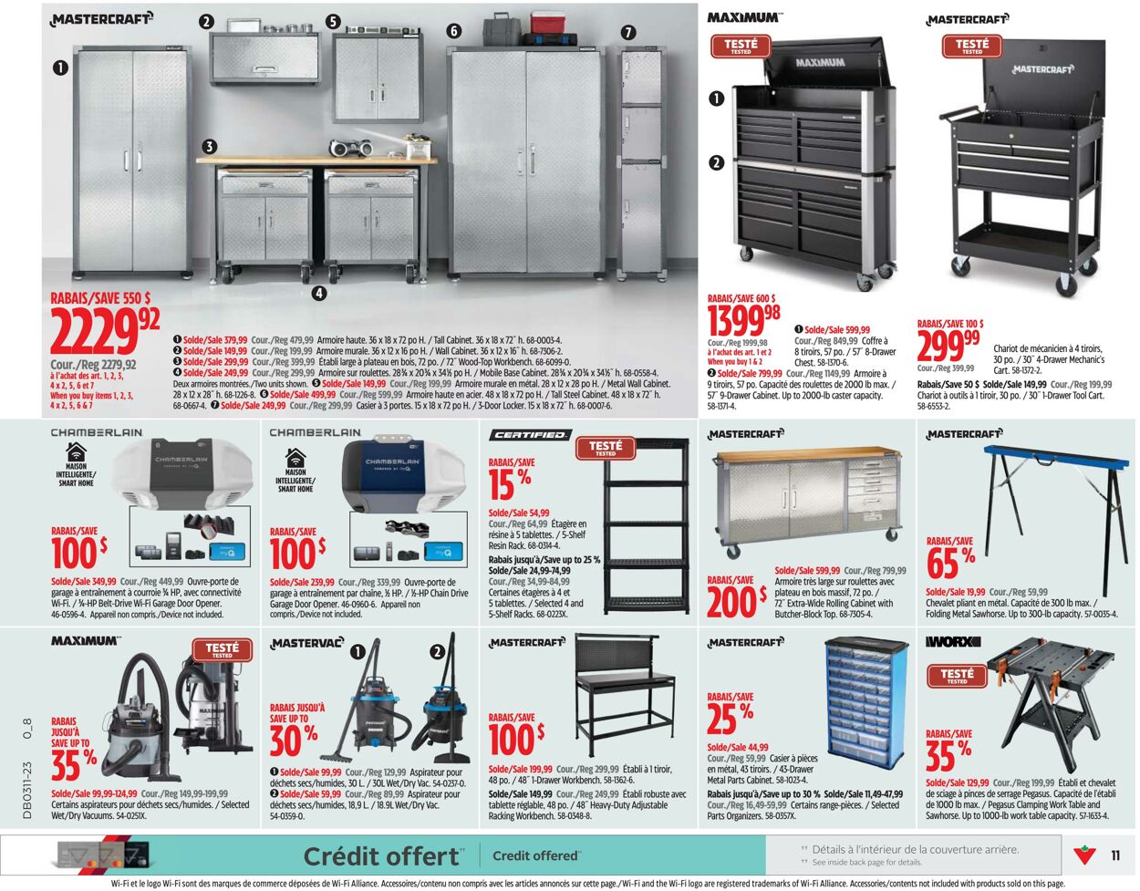 Circulaire Canadian Tire 09.03.2023 - 15.03.2023