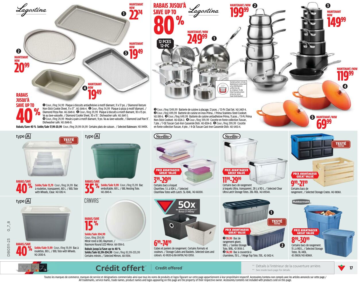 Circulaire Canadian Tire 09.03.2023 - 15.03.2023