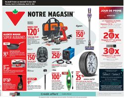 Circulaire Canadian Tire 16.03.2023 - 22.03.2023