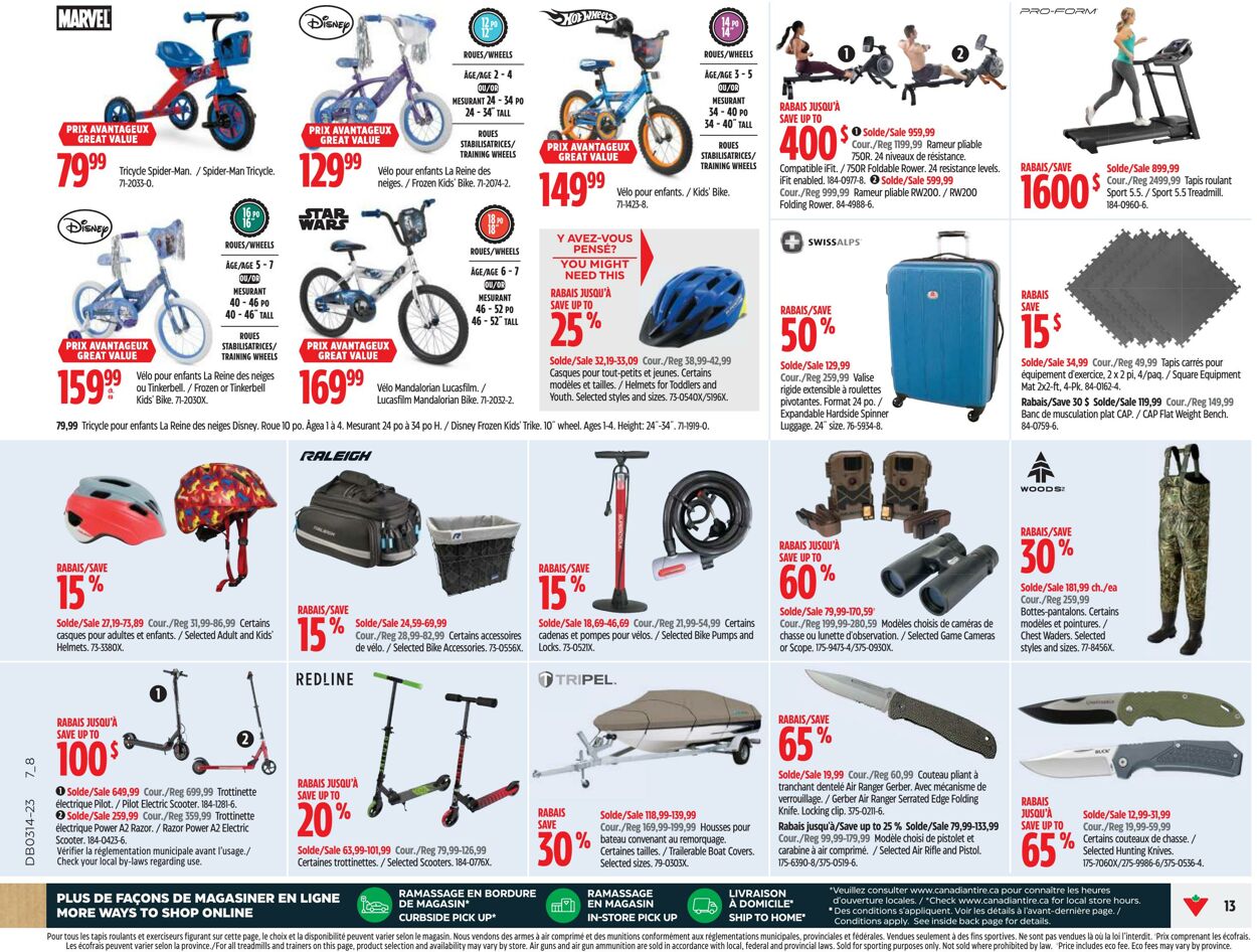 Circulaire Canadian Tire 30.03.2023 - 05.04.2023