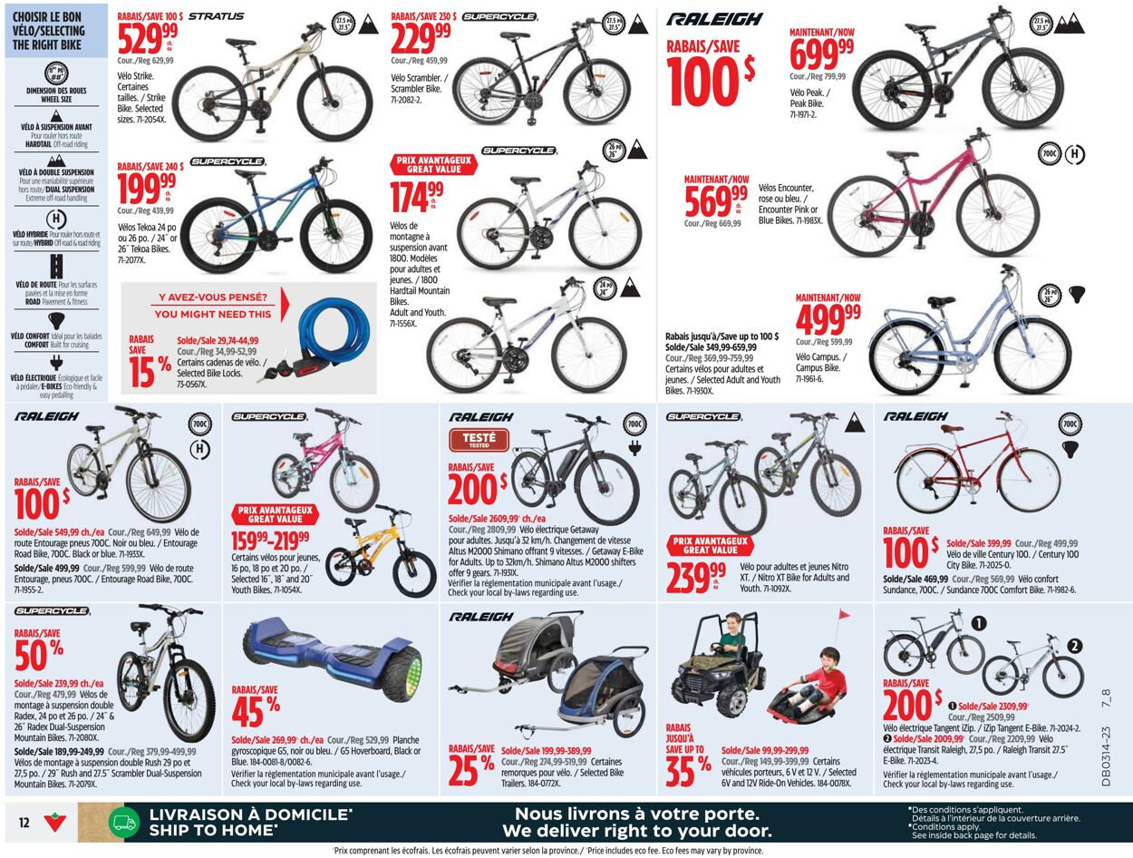 Circulaire Canadian Tire 30.03.2023 - 05.04.2023