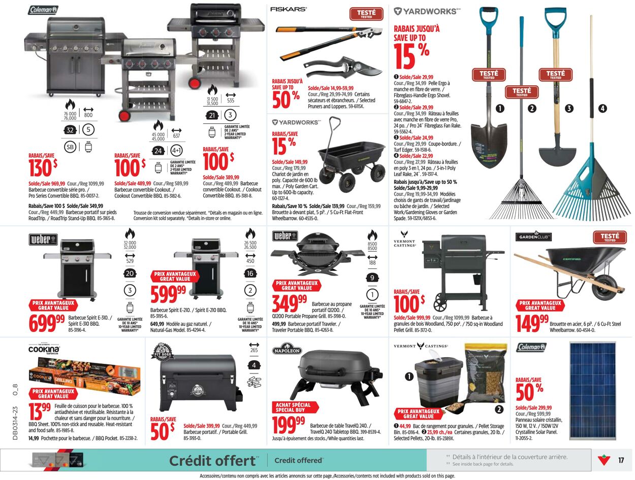 Circulaire Canadian Tire 30.03.2023 - 05.04.2023