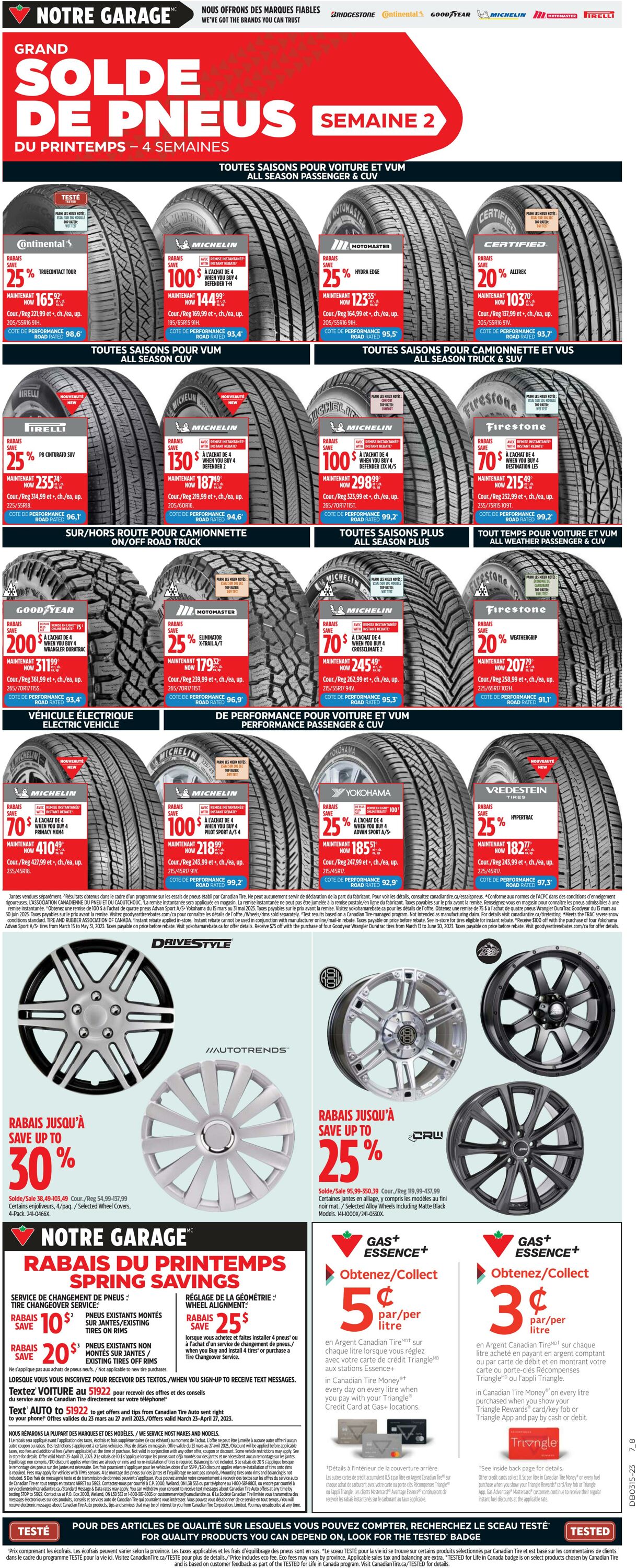 Circulaire Canadian Tire 06.04.2023 - 12.04.2023