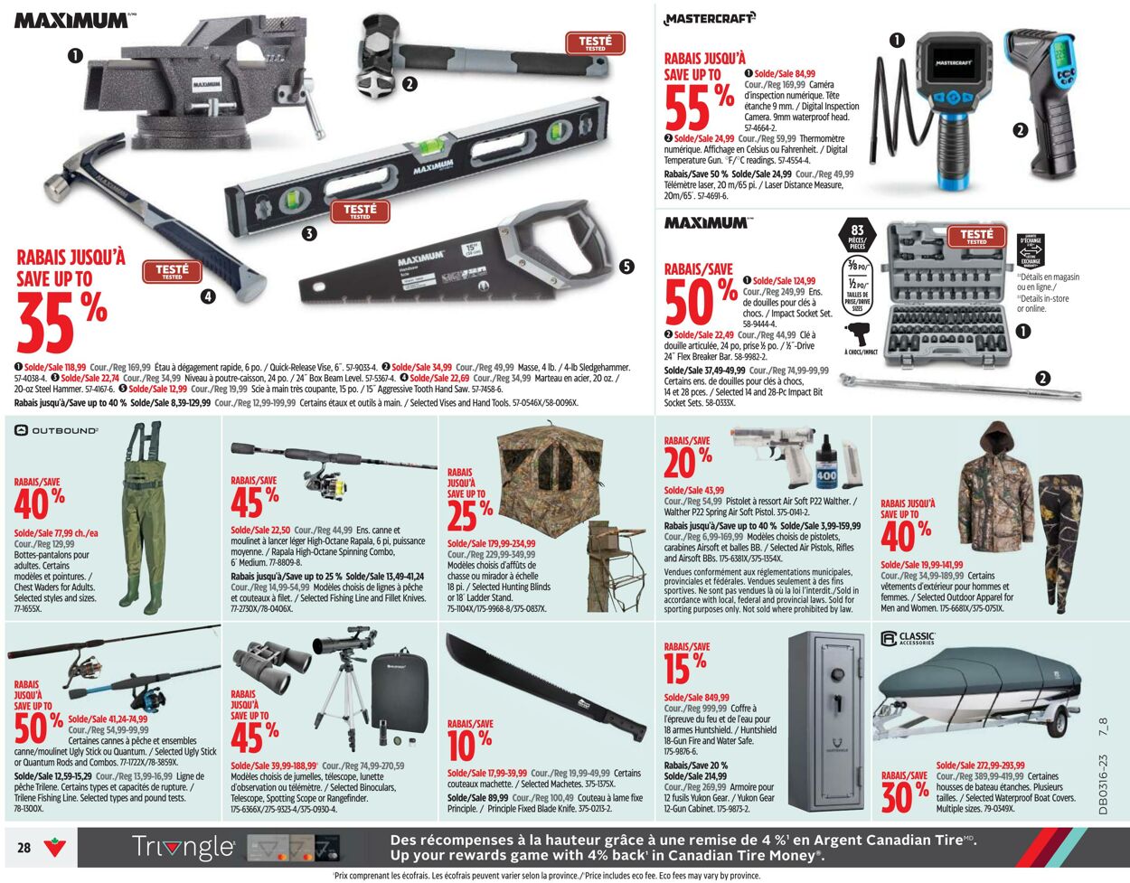 Circulaire Canadian Tire 13.04.2023 - 19.04.2023