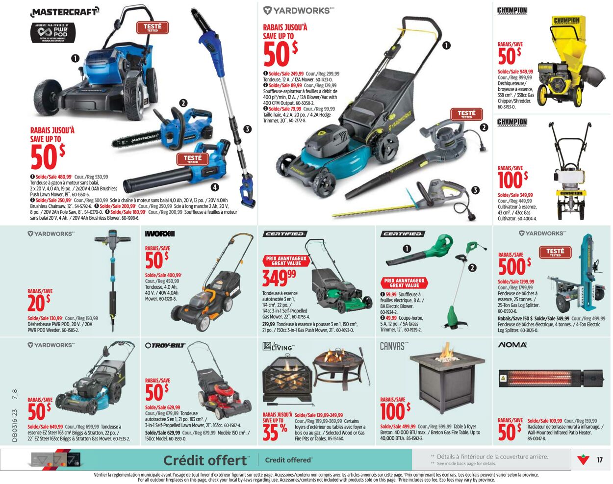 Circulaire Canadian Tire 13.04.2023 - 19.04.2023