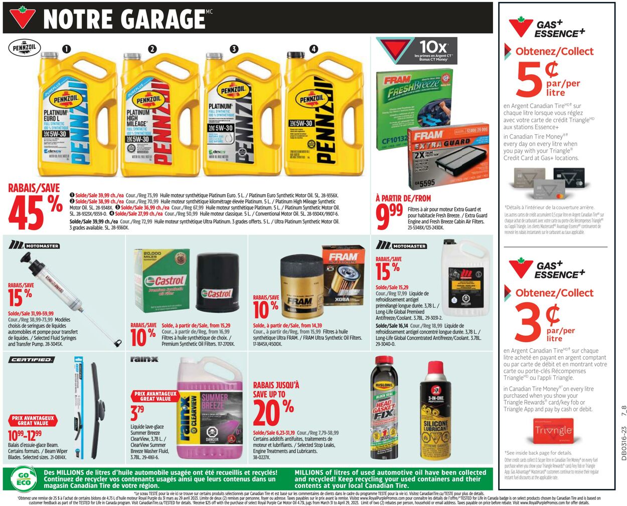 Circulaire Canadian Tire 13.04.2023 - 19.04.2023