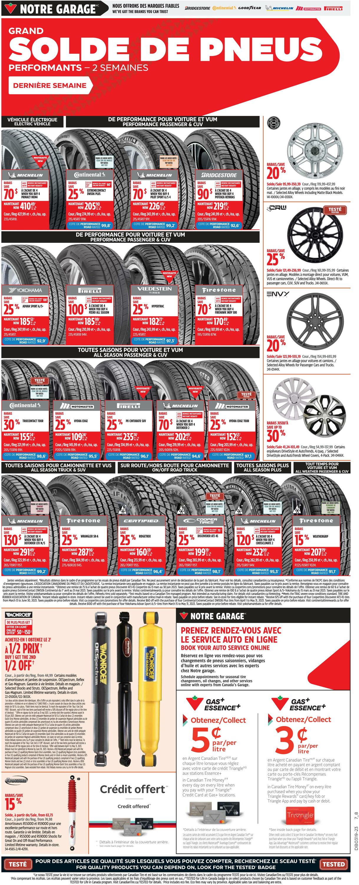 Circulaire Canadian Tire 04.05.2023 - 10.05.2023