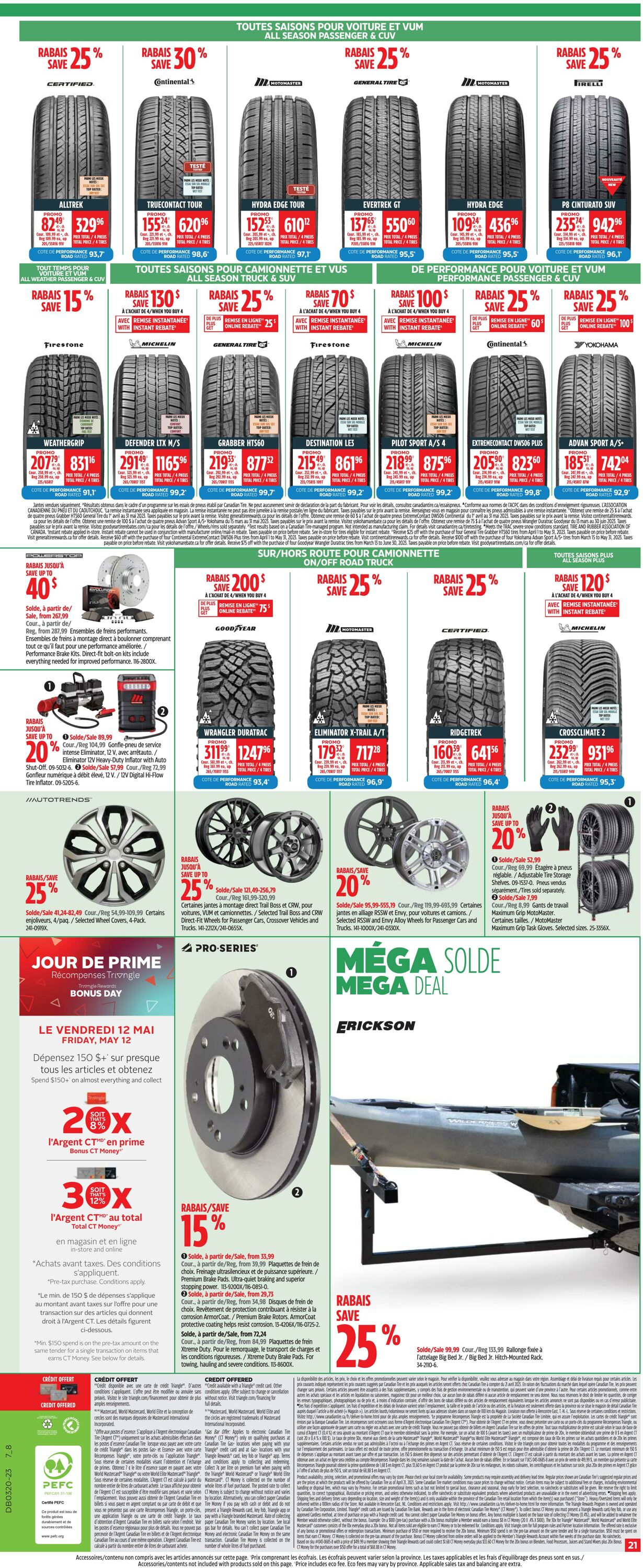 Circulaire Canadian Tire 11.05.2023 - 17.05.2023