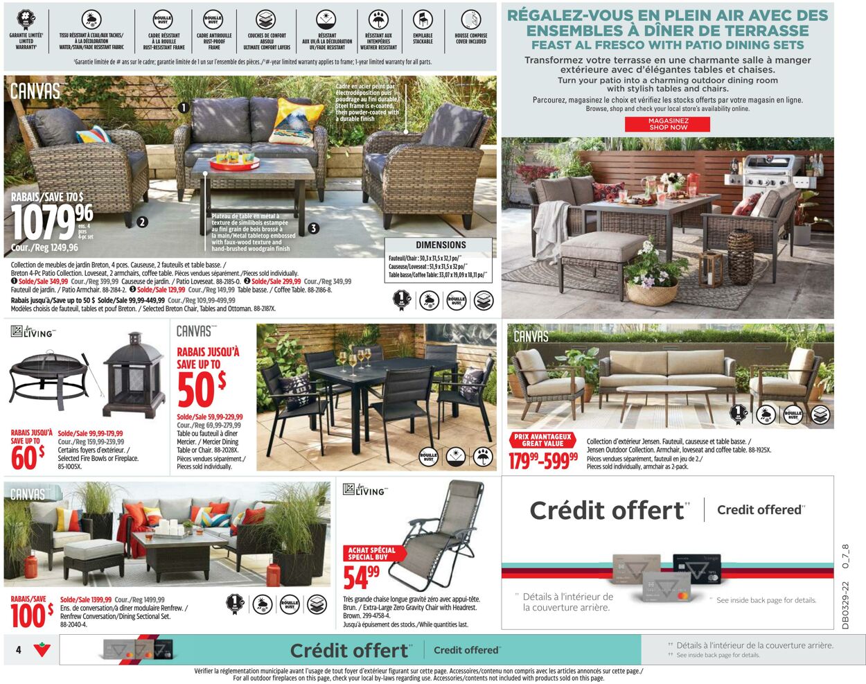 Circulaire Canadian Tire 14.07.2022 - 20.07.2022