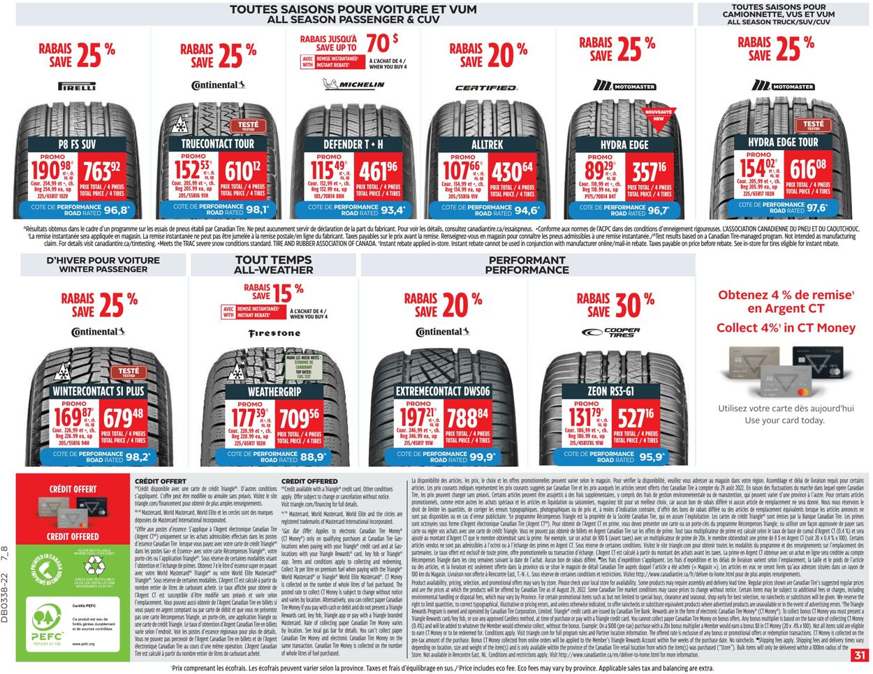 Circulaire Canadian Tire 15.09.2022 - 21.09.2022