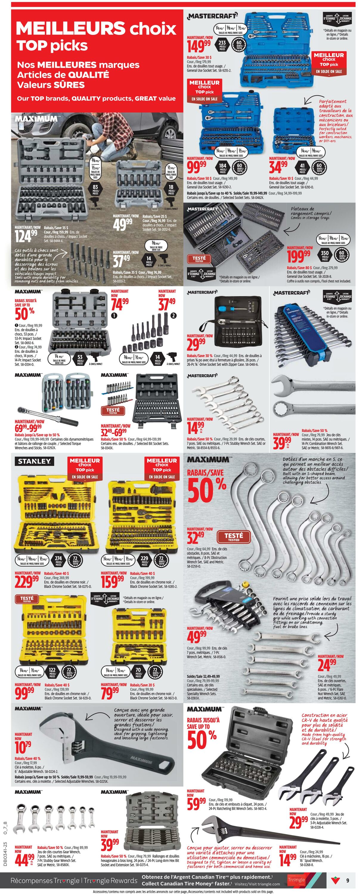 Circulaire Canadian Tire 05.10.2023 - 11.10.2023