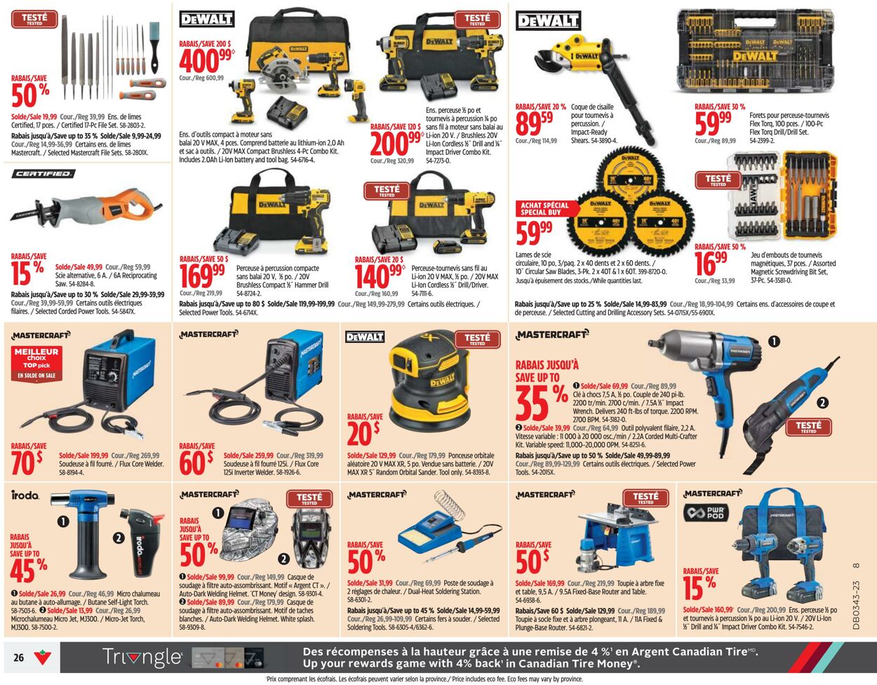 Circulaire Canadian Tire 19.10.2023 - 25.10.2023