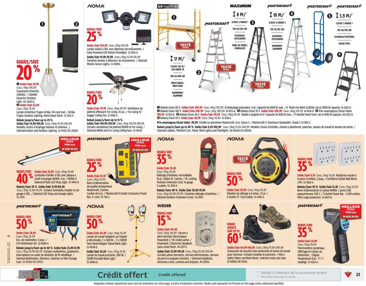 Circulaire Canadian Tire 19.10.2023 - 25.10.2023