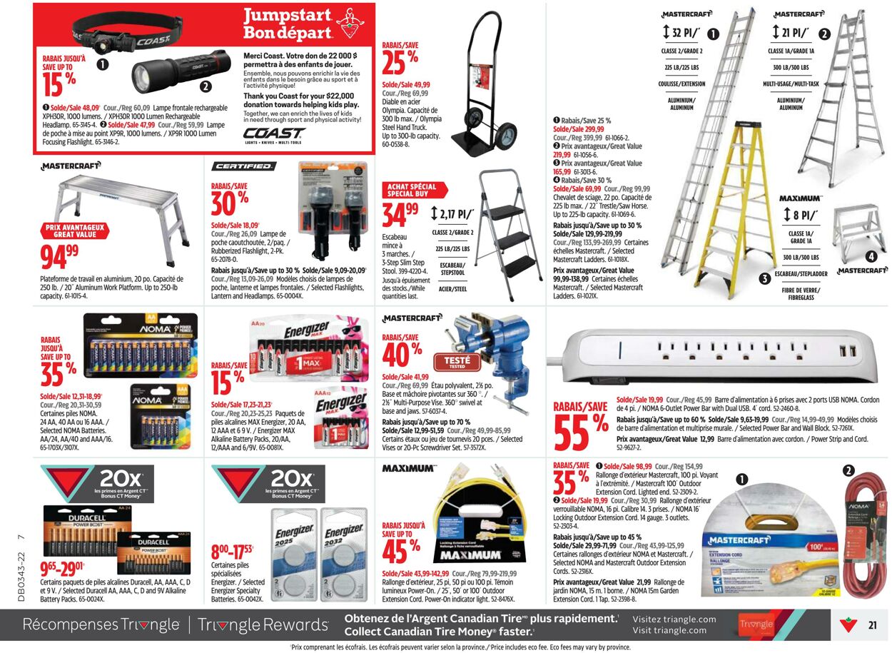 Circulaire Canadian Tire 20.10.2022 - 26.10.2022